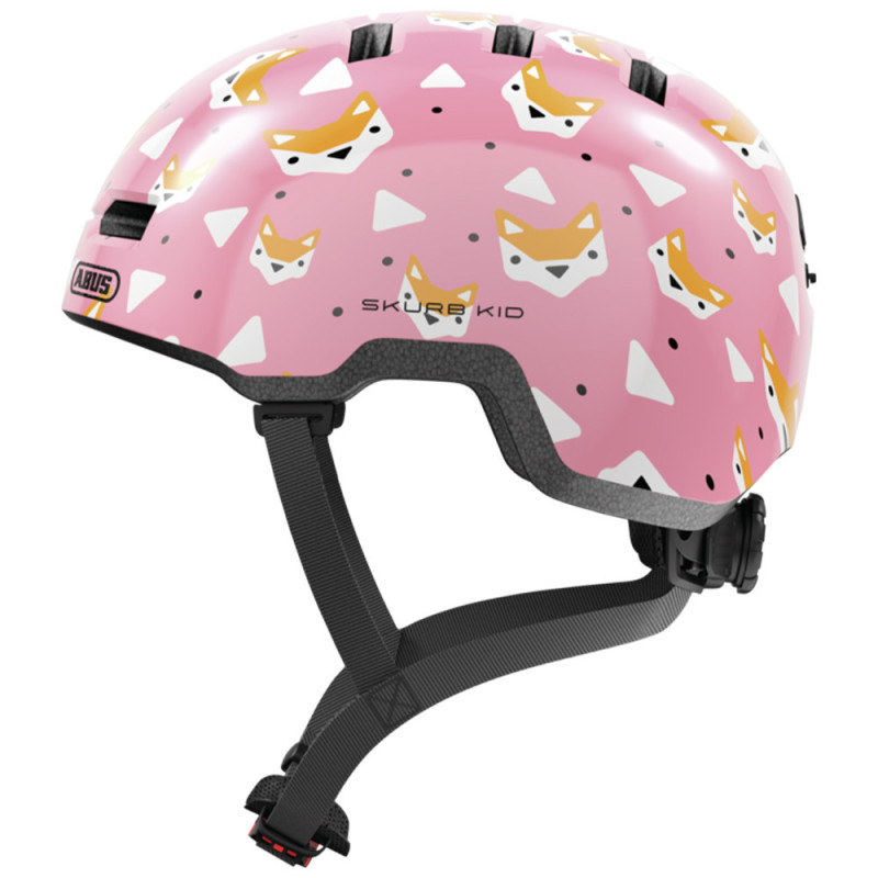 Casque vélo enfant Abus Skurb Kid rose
