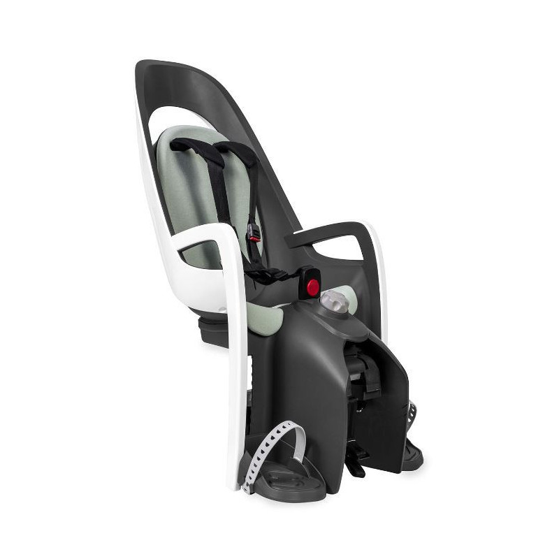 Porte-bébé vélo arrière sur porte-bagages Hamax Caress Gris/Blanc