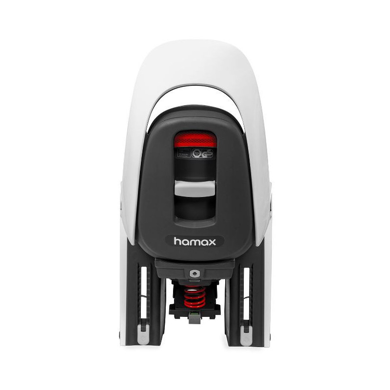 Porte-bébé vélo arrière sur porte-bagages Hamax Caress Gris/Blanc