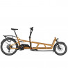 Vélo cargo électrique Riese & Müller Load4 75 Touring orange porte-bagages