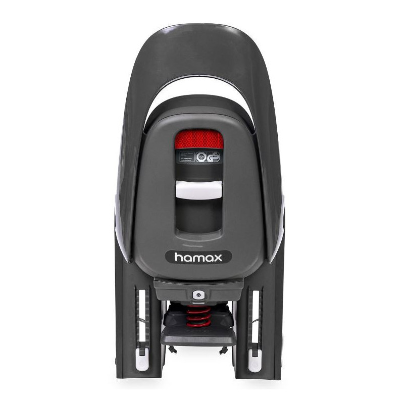 Porte-bébé vélo arrière sur porte-bagages Hamax Caress Gris/Blanc