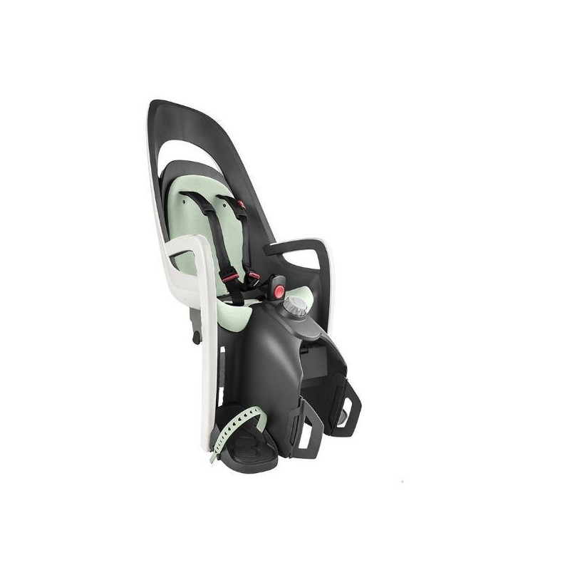 Porte-bébé vélo arrière sur porte-bagages Hamax Caress Gris/Blanc