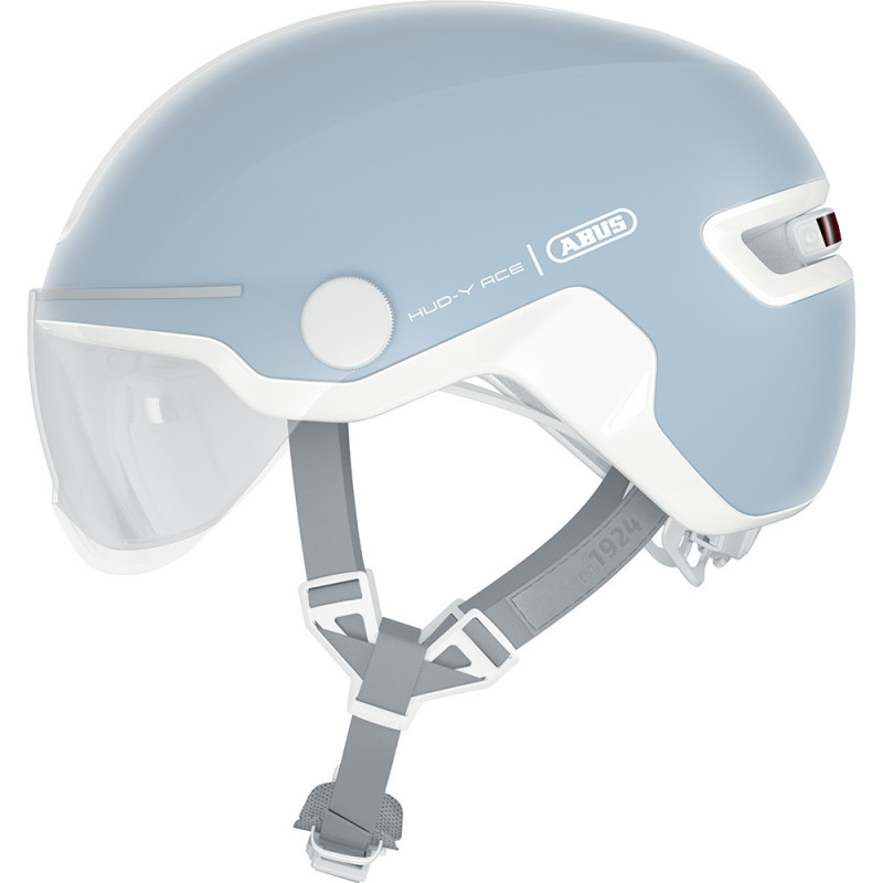 Casque vélo urbain avec visière Abus Hud-Y ACE Pure Aqua