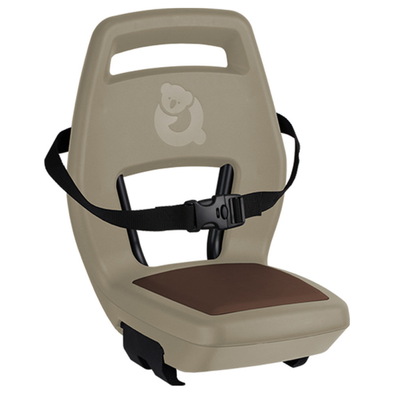 Siège vélo enfant Qibbel Junior 6+ marron