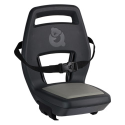 Siège vélo enfant Qibbel Junior 6+ noir/gris