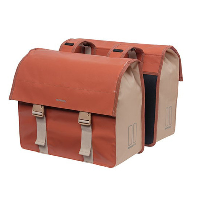 Paire de sacoches vélo ville Basil Urban Load réfléchissant