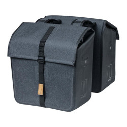 Paire de sacoches vélo ville Basil Urban Dry 2 x 25L ouverture