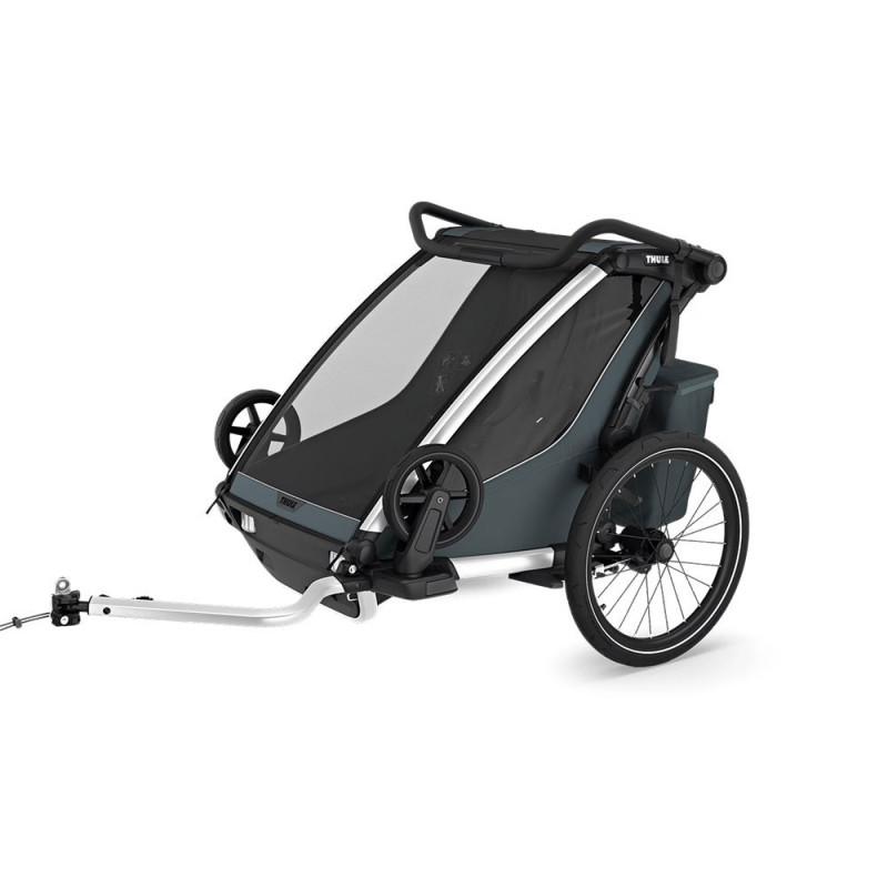 Remorque vélo enfant Thule Chariot Cross Double Bleu