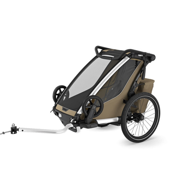 Remorque vélo enfant Thule Chariot Cross Single Khaki