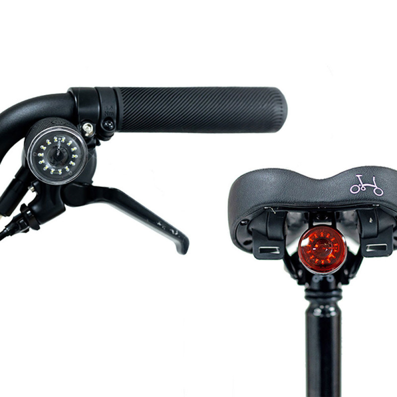 Éclairages avant et arrière Brompton Be Seen Lights