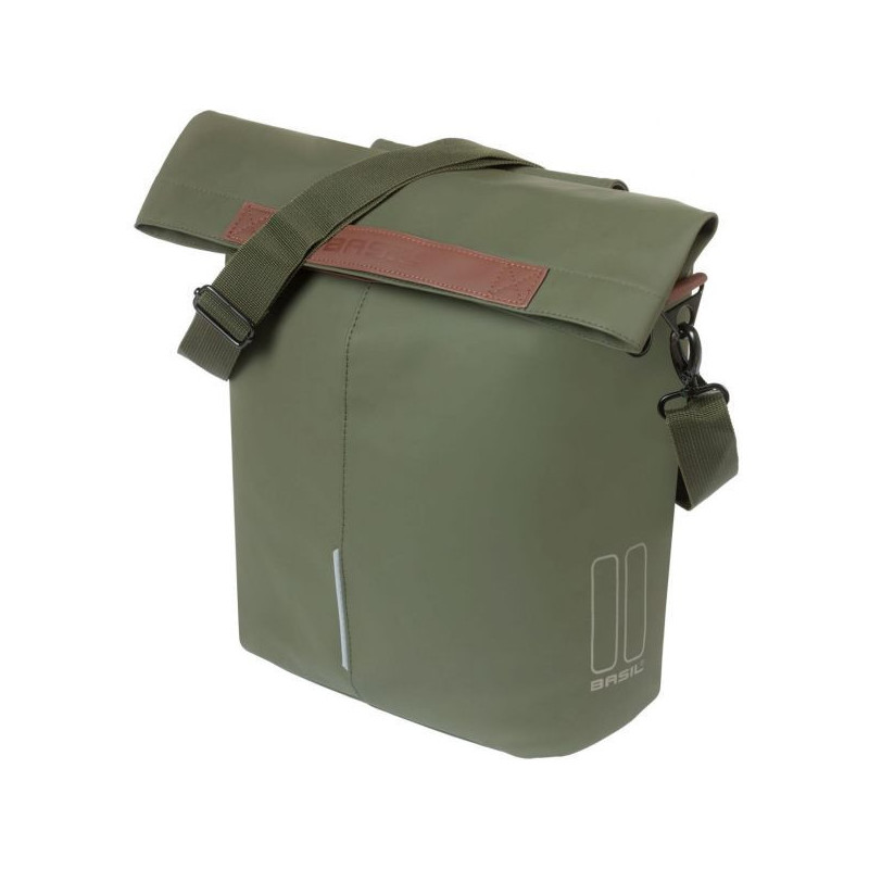 Sacoche arrière vélo ville Basil City Shopper vert