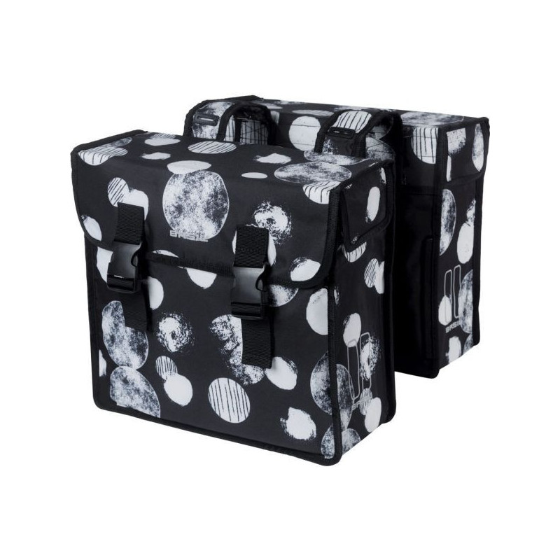 Paire de sacoches vélo ville Basil Mara XL 2 x 17,5 L multicolore