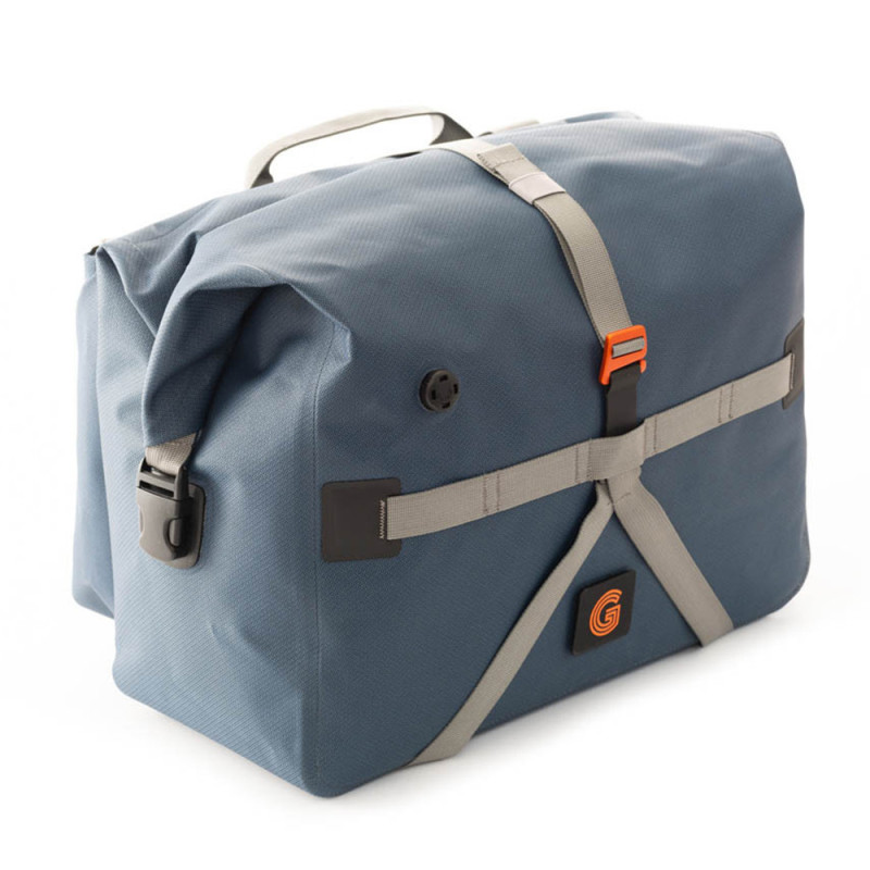 Sacoche Brompton Borough Waterproof Roll Top Bag Large Earth Blue