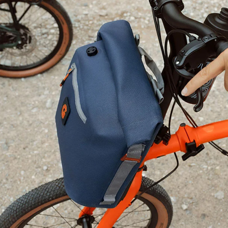 Sacoche Brompton Borough Waterproof Roll Top Bag Small Earth Blue
