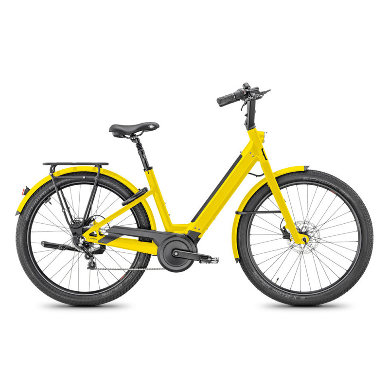 Vélo ville électrique Moustache Lundi 27.4 jaune (625 Wh)