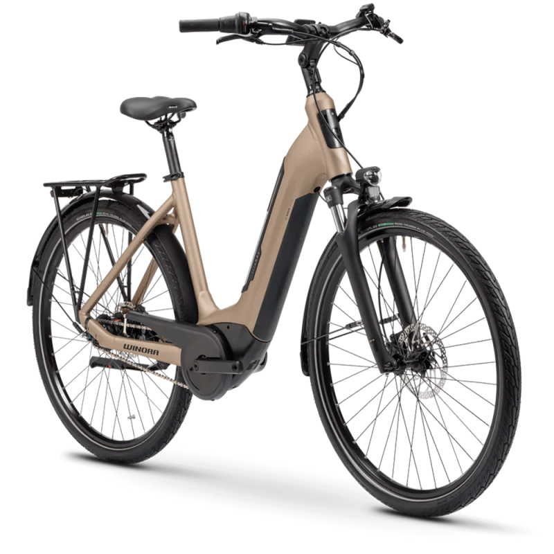 VTC électrique Winora Tria N8f E marron (500 Wh)