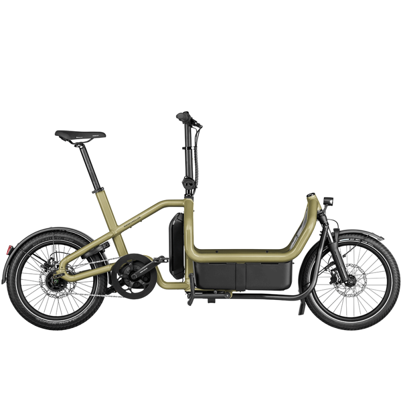 Vélo cargo électrique Riese & Müller Carrie City kaki