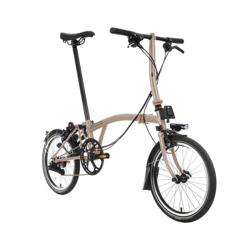 Vélo pliant Brompton C Line Explore Dune Sand (guidon S)