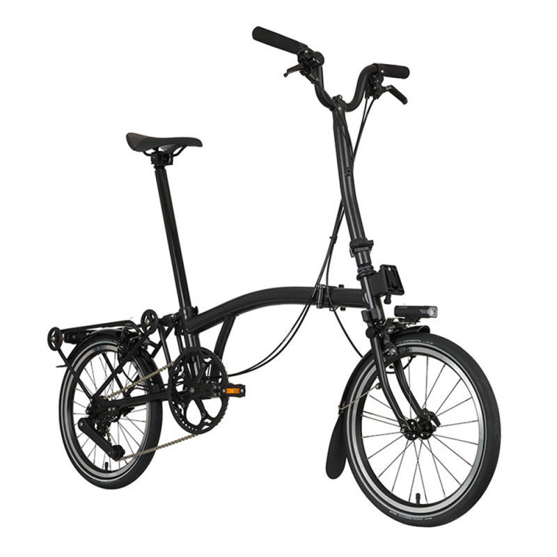 Brompton P Line Urban Midnight Black + porte-bagages (guidon H)