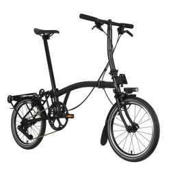 Brompton P Line Urban Midnight Black + porte-bagages (guidon S)