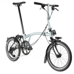 Vélo pliant Brompton P Line Urban Lunar Ice (guidon S)