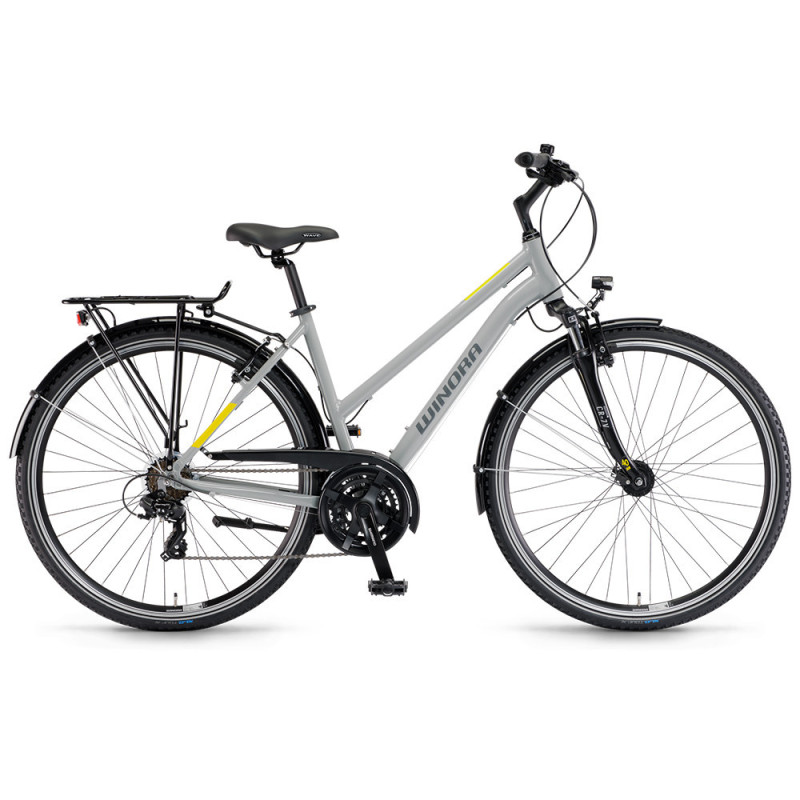Vélo tout chemin Winora Domingo 21 Trapèze gris