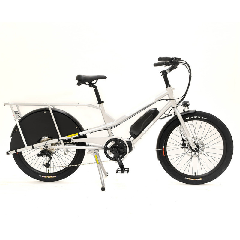 Vélo cargo électrique Yuba Kombi E5 orange