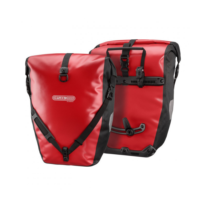 Paire de sacoches arrière Ortlieb Back-Roller Classic 2 x 20L rouge