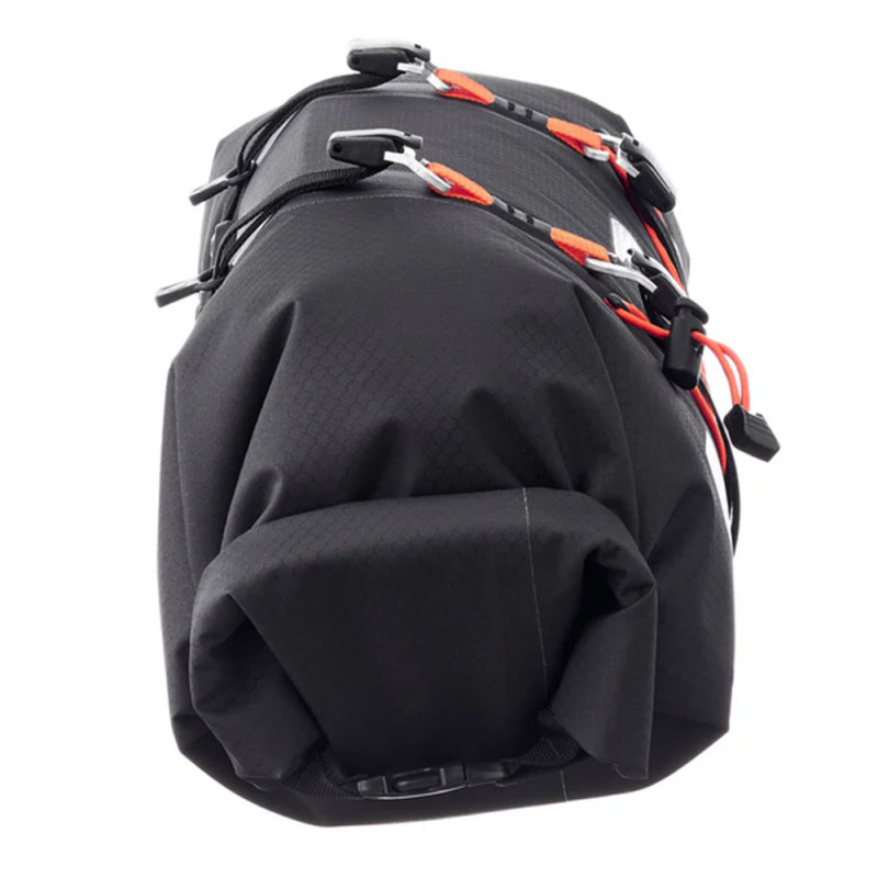Sacoche bikepacking Ortlieb Handlebar-Pack Flex fermeture enroulée