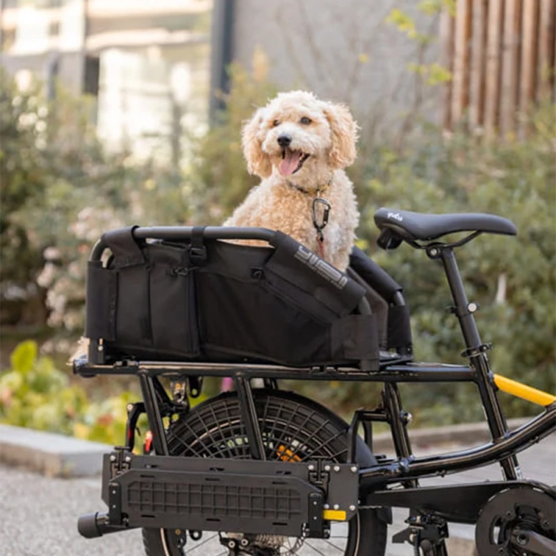 Vélo cargo électrique Yuba FastRack V2 chien