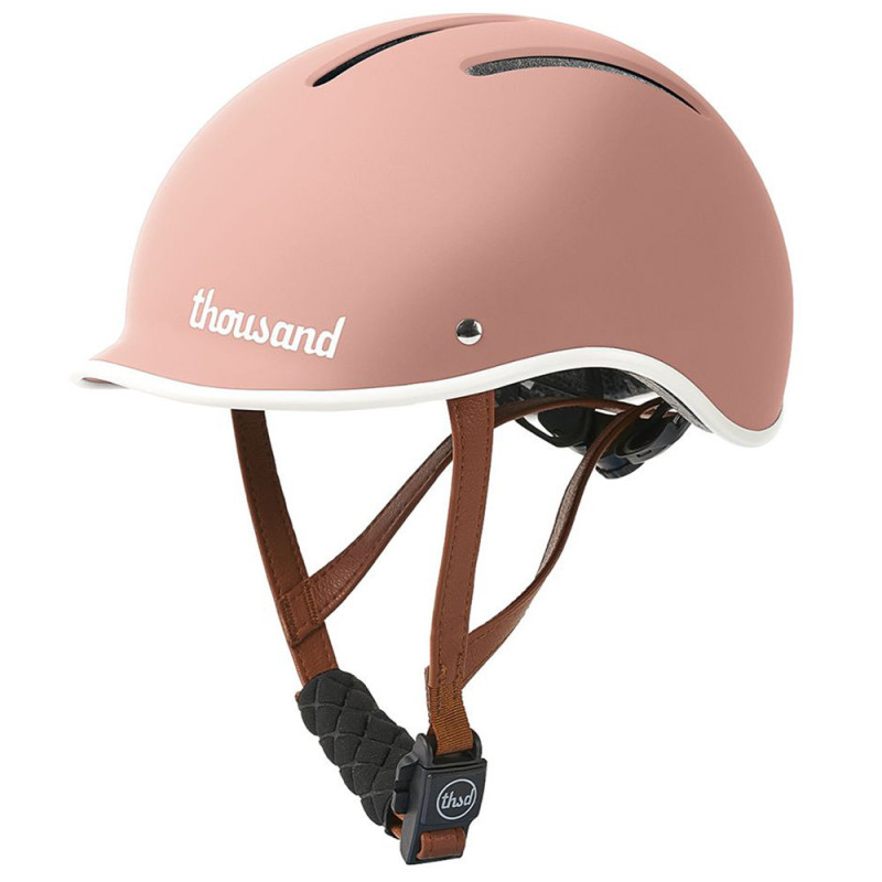Casque vélo enfant Thousand Jr sangles cuir vegan