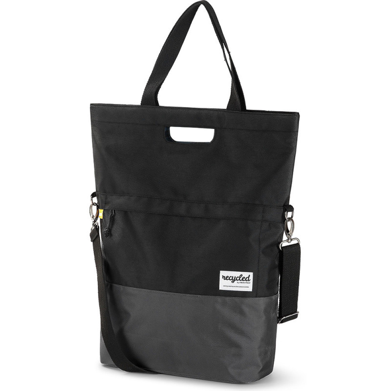 Sacoche vélo Urban Proof Recycled Bicycle Bag Shopper noir