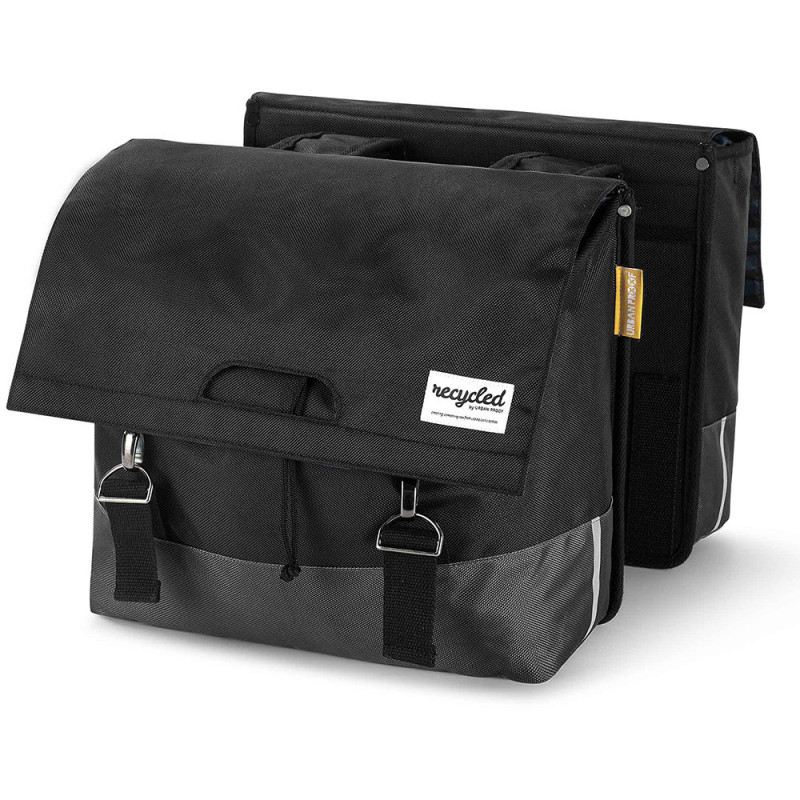 Sacoche double Urban Proof Recycled Double Bicycle Bag noir