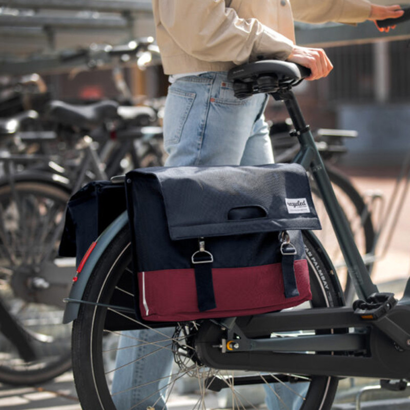 Sacoche double vélo ville Urban Proof Recycled Double Bicycle Bag