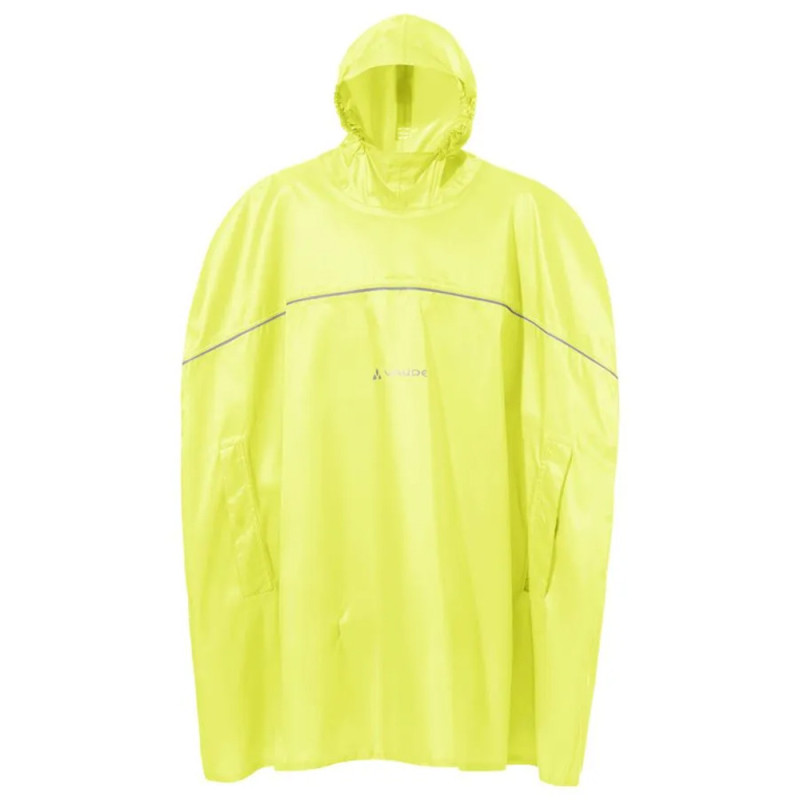 Cape de pluie enfant Vaude Grody II jaune dos