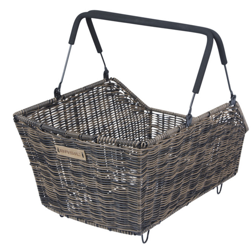 Panier de vélo arrière Basil Cento Rotin MIK