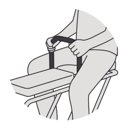 Poignée passager O2feel Junior Bar pour vélo cargo Equo