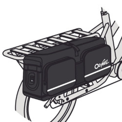 Sacoche O2feel Maxi Bag (45L) pour vélo cargo Equo