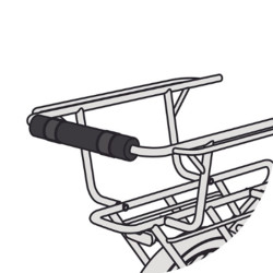 Protection O2feel Family Bar Pad pour vélo cargo Equo