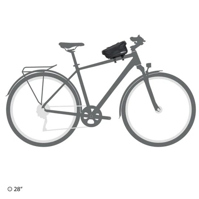Sacoche de cadre bikepacking Ortlieb Toptube-Bag 1.5L noir