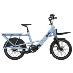 Vélo cargo électrique O2feel Buzz 8 sweet blue