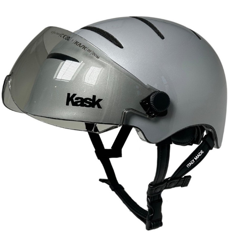 Casque de vélo urbain à visière Kask Urban Lifestyle Argento