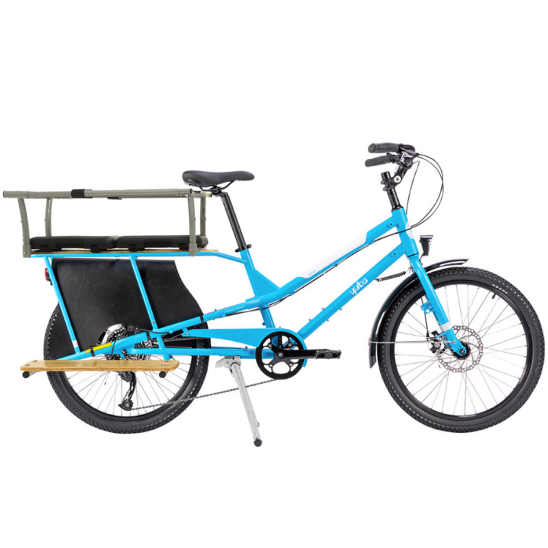 Vélo cargo Yuba Kombi bleu