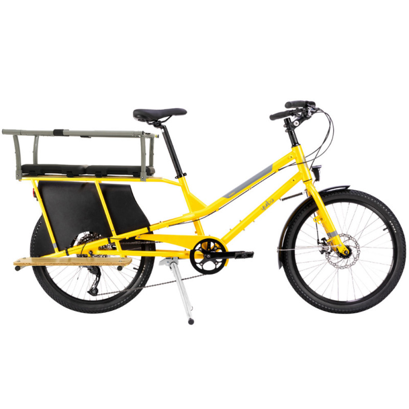 Vélo cargo Yuba Kombi bleu