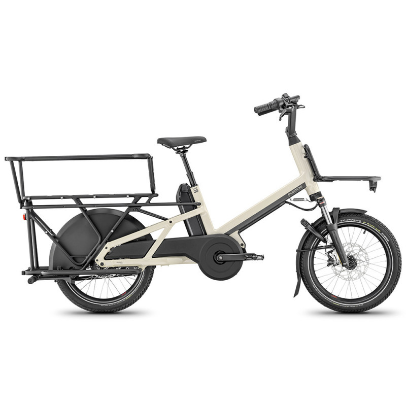 Vélo cargo électrique Moustache Lundi 20 Cargo 3 (équipé)