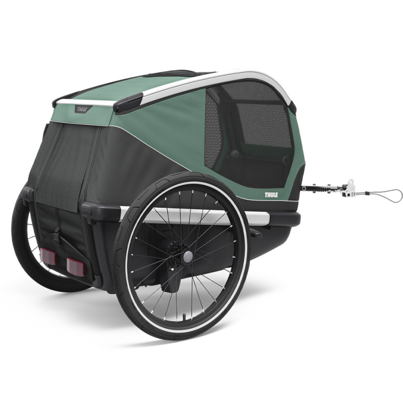 Remorque vélo chien Thule Bexey M hazy green