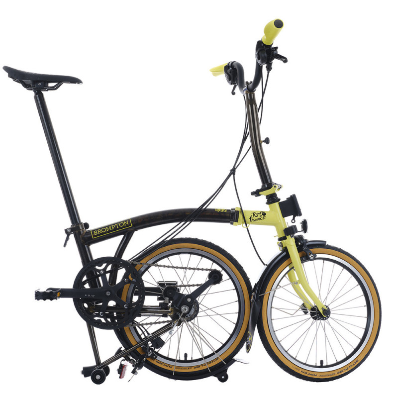 Vélo pliant Brompton C Line Edition Tour de France 2025 - 6 vitesses