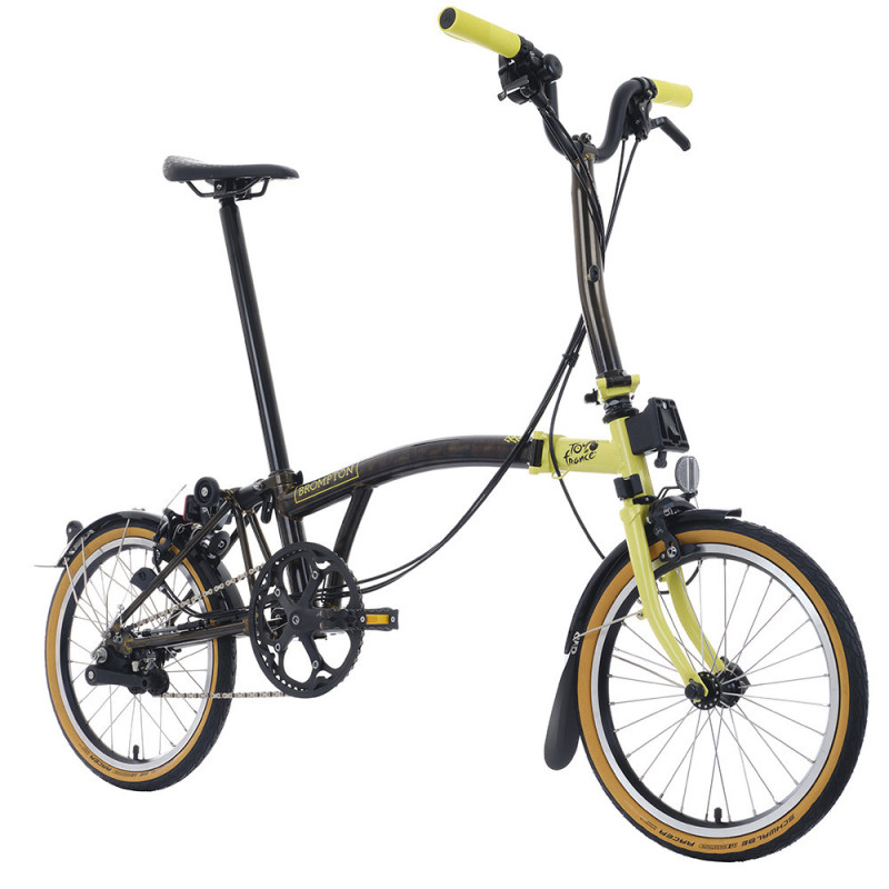 Vélo pliant Brompton C Line Edition Tour de France 2025 - 6 vitesses