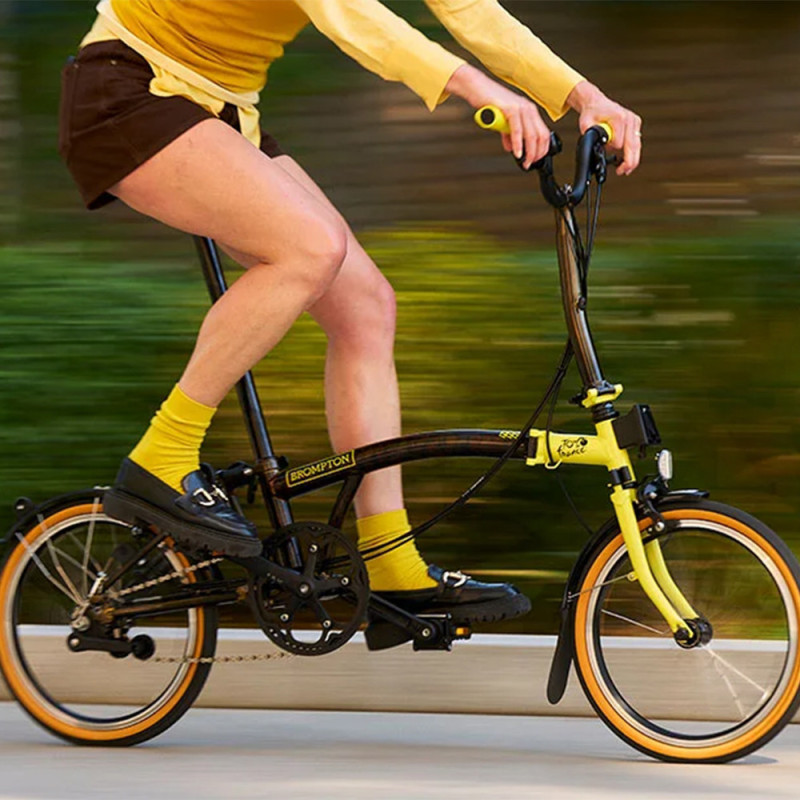 Vélo pliant Brompton C Line Edition Tour de France 2025 - 6 vitesses