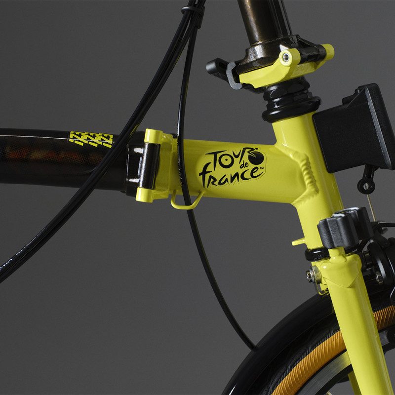 Vélo pliant Brompton C Line Edition Tour de France 2025 - 6 vitesses